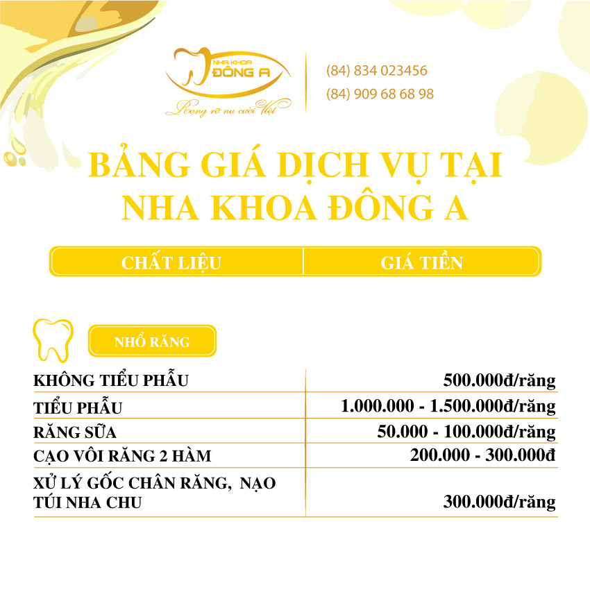 Nho Rang Nha Khoa Dong A