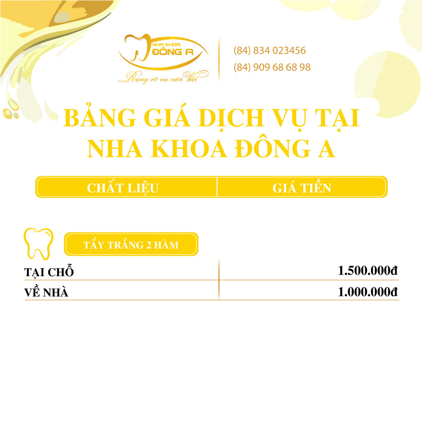 Tay Trang Rang Nha Khoa Dong A