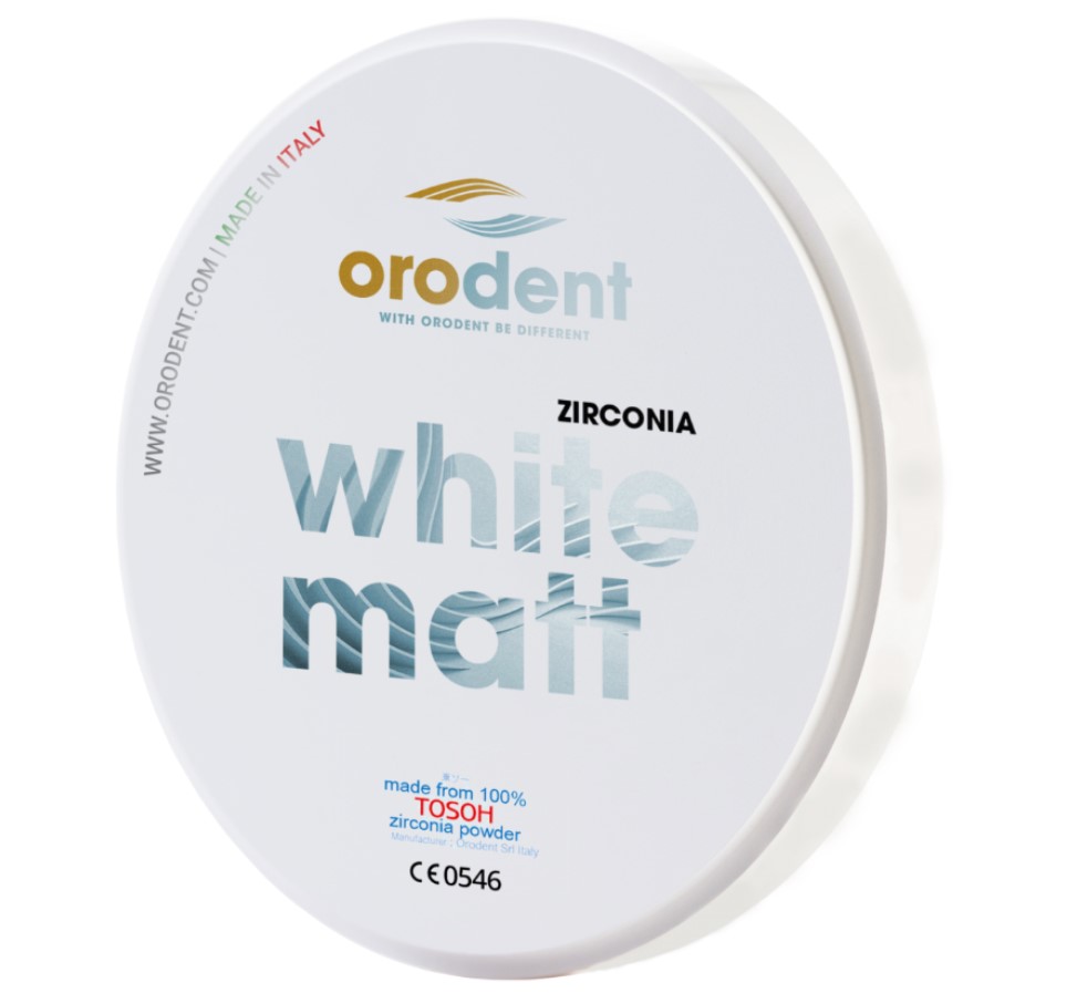 Răng sứ Orodent White Matt Zirconia 