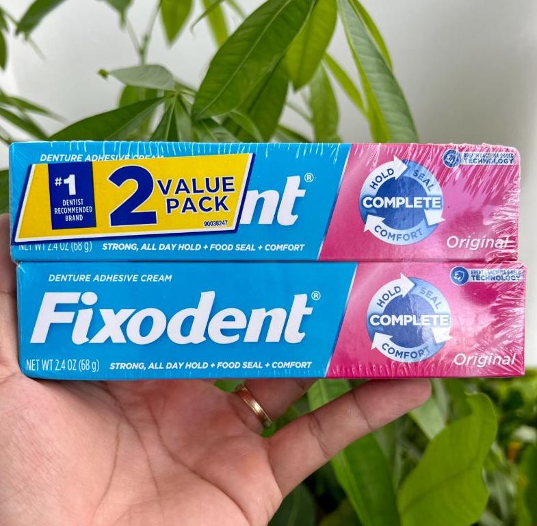 Keo dán răng sứ Fixodent